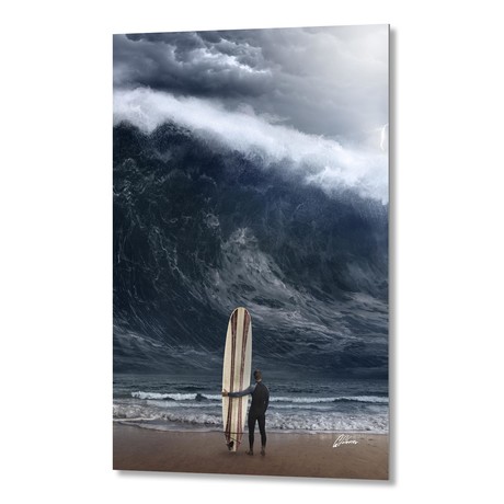 Tsunami by Apachennov // Aluminum Print (16"W x 24"H)