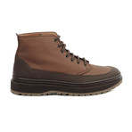 Two Tone Leather Fashion Boots // Brown (Euro: 42)