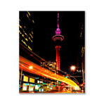 Auckland at Night Canvas (12"W x 16"H x 2"D)
