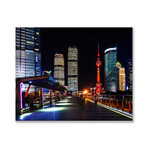 Pudong Skyline Tower Canvas (12"W x 16"H x 2"D)