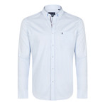 Raul Shirt // Blue + White (XL)