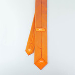 Baker Silk Tie // Orange