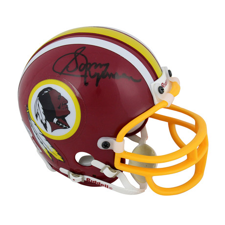 Signed Vintage Replica Mini Helmet // Redskins Sonny Jurgensen