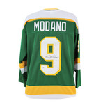 Signed Jersey // Green // North Stars Mike Modano