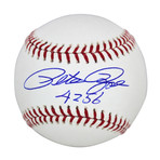Signed Oml Baseball // Reds Pete Rose "4256"