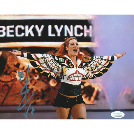 Signed Photo // WWE "The Man" // Becky Lynch // Ver. II