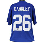 Signed Jersey // Blue // Giants Saquon Barkley