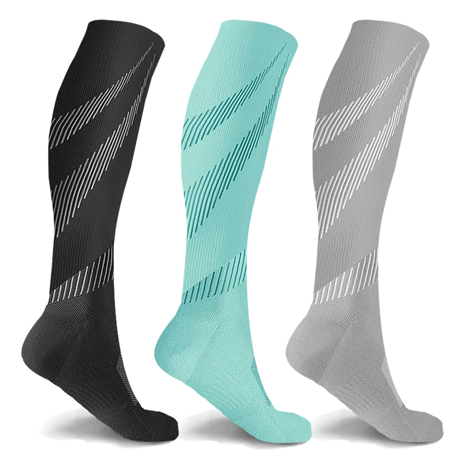 Elite Lightweight Compression Socks // 3-Pairs (Small / Medium ...