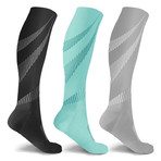 Elite Lightweight Compression Socks // 3-Pairs (Small / Medium)