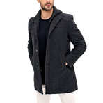PLT8360 Overcoat // Patterned Gray (S)