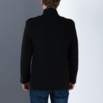 Seville Overcoat // Black (Large)
