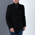 Seville Overcoat // Black (Small)