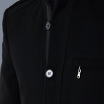 Seville Overcoat // Black (Small)