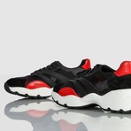 Vaella Sneakers // Black + Red (Euro: 40)