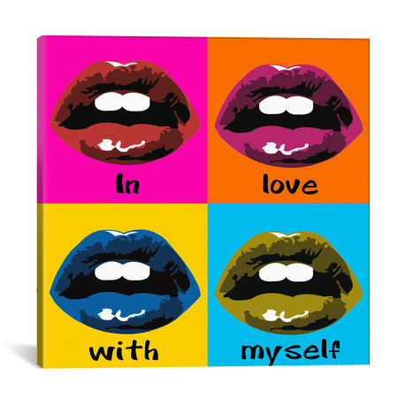 In Love With Myself // Luz Graphics (18"W x 18"H x 0.75"D)