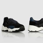 Vaella Sneakers // Black + Blue (Euro: 44)