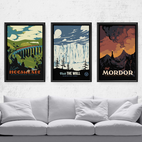 Magical Destination Series // Harry Potter // Game of Thrones // Lord of the Rings (11"W x 17"H)