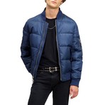 Down Quilted Bomber // Ocean (XL)