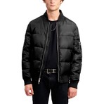 Down Quilted Bomber // Black (S)
