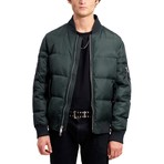Down Quilted Bomber // Evergreen (L)