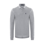 Long-Sleeve Polo Shirt // Gray (S)