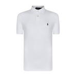 Mesh Polo Shirt // White (S)