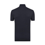 Mesh Polo Shirt // Black (XL)