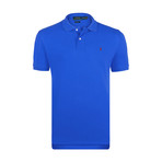 Mesh Polo Shirt // Royal Blue (L)