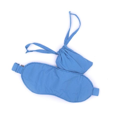 Cotton + TENCEL™ Blend Sleep Masks + Drawstring Pouch (Hygge Grey)