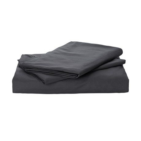 Fitted Cotton Sheet Set Tencel // Grey (Queen)