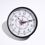 Atlantic Marine Time + Tide Clock // White (10"Dia)