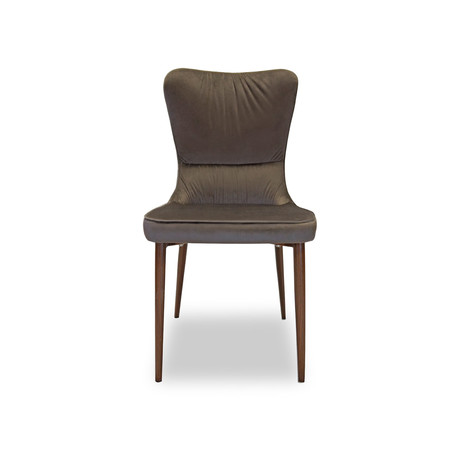 Velvet Pleated Dining Chair // Set Of 2
