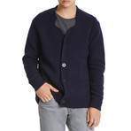 Notch Out Cardigan // Blue (S)