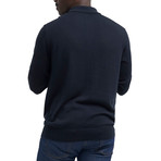 Polo Sweater // Navy (M)