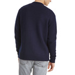 Notch Out Cardigan // Blue (S)