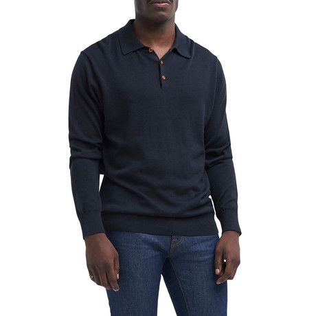 Polo Sweater // Navy (S)