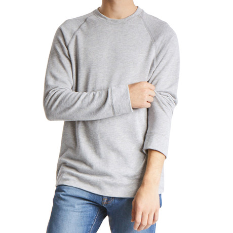 Long Sleeve Crew Neck // Heather Gray (XS)