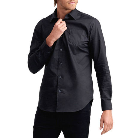 Button-Up Shirt // Black (XS)