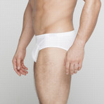 Gunnar Classic Briefs // White // 2-Pack (2XL)