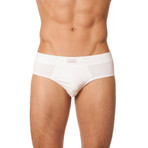 Emilio Classic Briefs // White // 2-Pack (2XL)