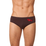 Keagan Classic Briefs // Brown (L)