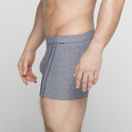 Sebastian Boxer Briefs // Gray + Black (XL)