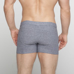 Sebastian Boxer Briefs // Gray + Black (XL)