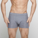 Sebastian Boxer Briefs // Gray + Black (XL)