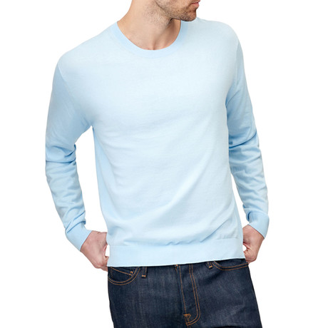 Crew Neck Sweater // Sky Blue (S)