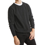 Cashmere Crew Neck Sweater // Charcoal (XS)