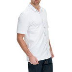 Short-Sleeve Button-Up Shirt // White (S)