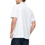 Short-Sleeve Button-Up Shirt // White (S)