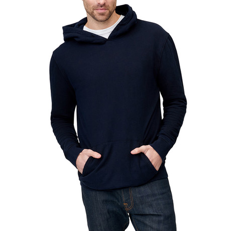 French Terry Hoodie // Navy (XS)