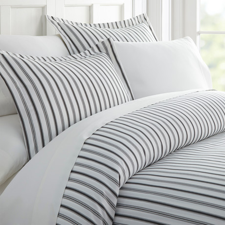 Superior Softness Patterned Duvet Cover Set // 3 Piece // Variety Stripe (Twin)